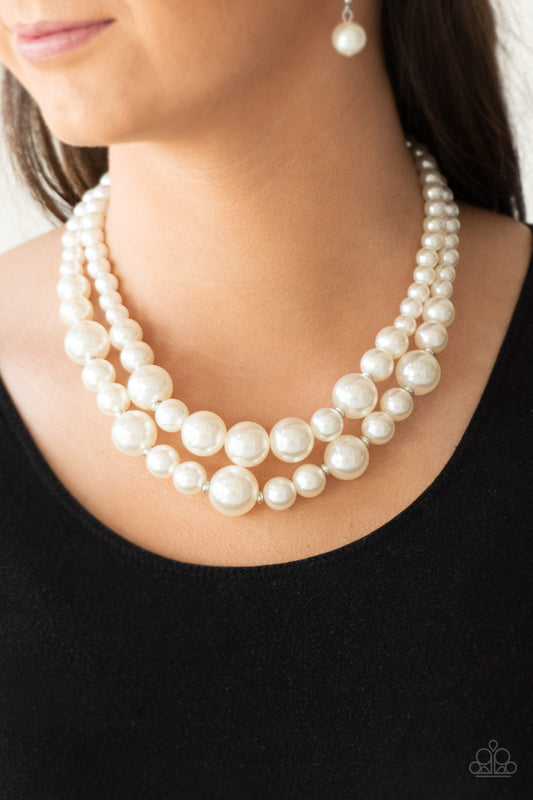 The More The Modest White statement necklace, alternate view
