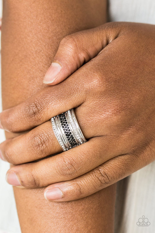 Top Dollar Drama Black statement ring, alternate view