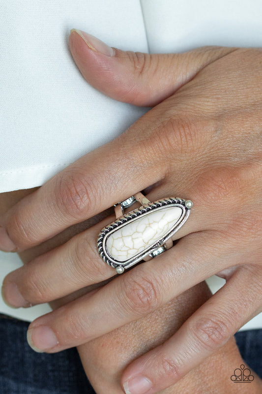 Pioneer Plains White statement ring, alternate view