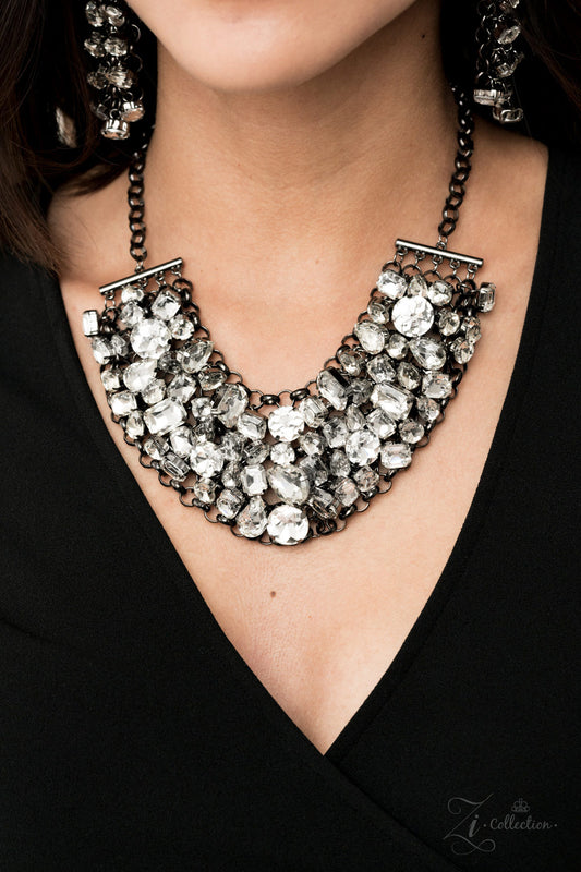 Ambitious statement necklace, alternate view
