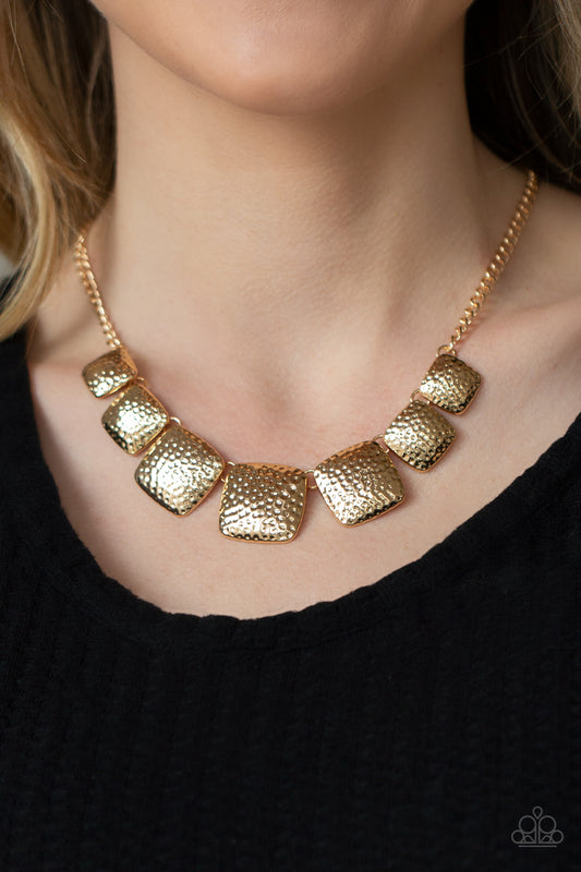 Keeping It RELIC Gold statement necklace, alternate view