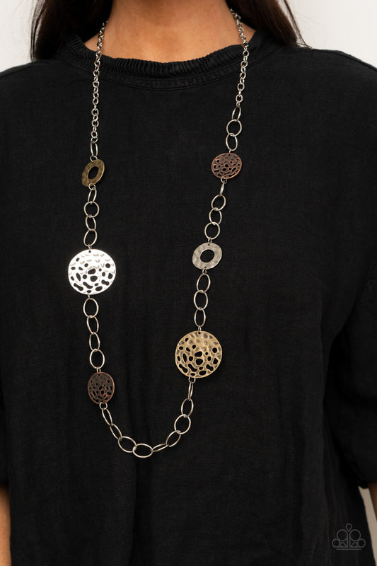 HOLEY Relic Multi statement necklace, alternate view