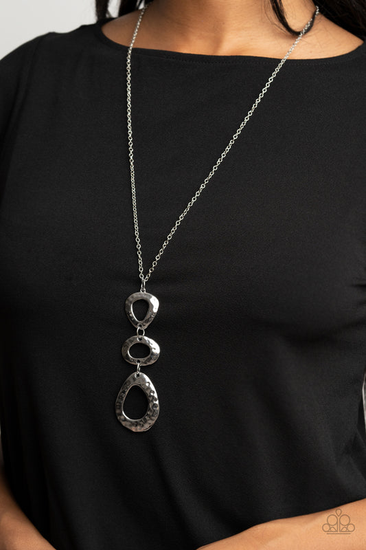 Gallery Artisan Silver statement necklace, alternate view