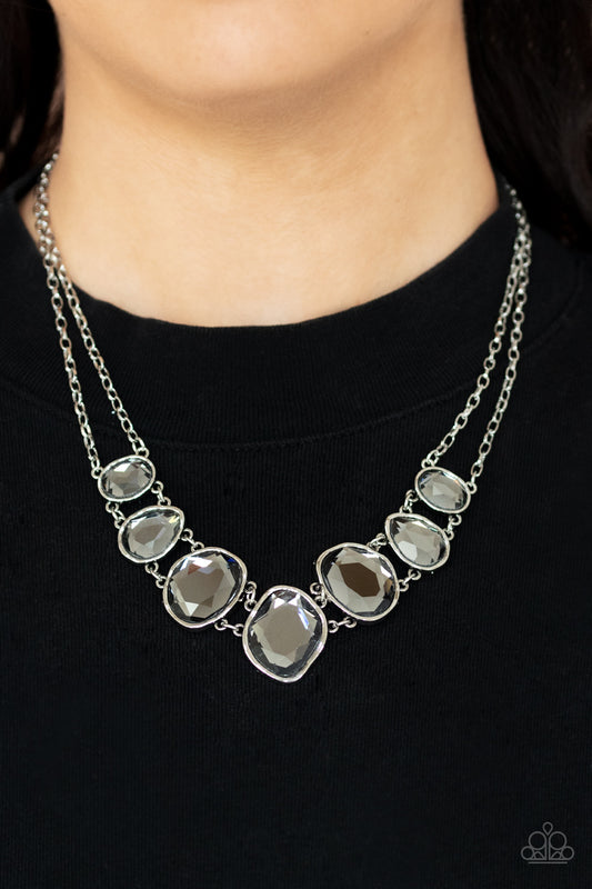 Absolute Admiration Silver statement necklace, alternate view