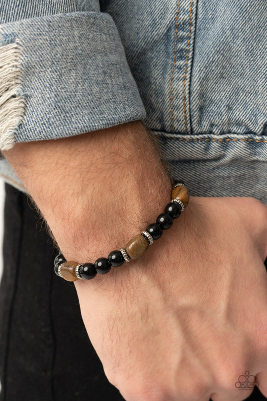 Unity Brown stretch bracelet, alternate view