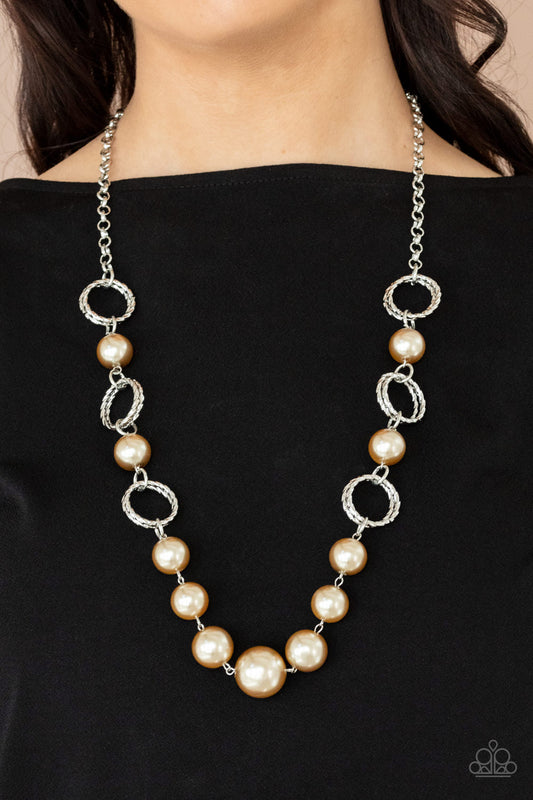 COUNTESS Me In Brown statement necklace, alternate view