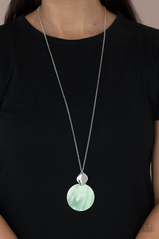 Tidal Tease Green pendant necklace, alternate view