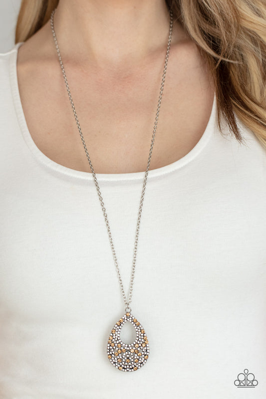 High Society Stargazing Brown pendant necklace, alternate view