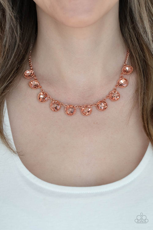 Mystical Majesty Copper statement necklace, alternate view
