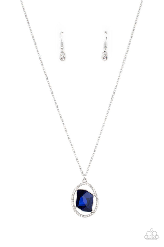 Undiluted Dazzle Blue pendant necklace, alternate view