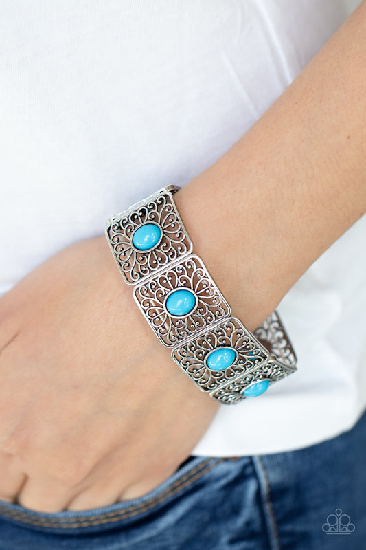 Cakewalk Dancing Blue stretch bracelet, alternate view