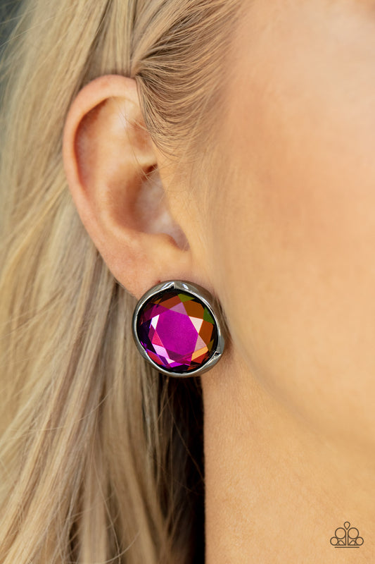 Double-Take Twinkle Multi post earrings, alternate view