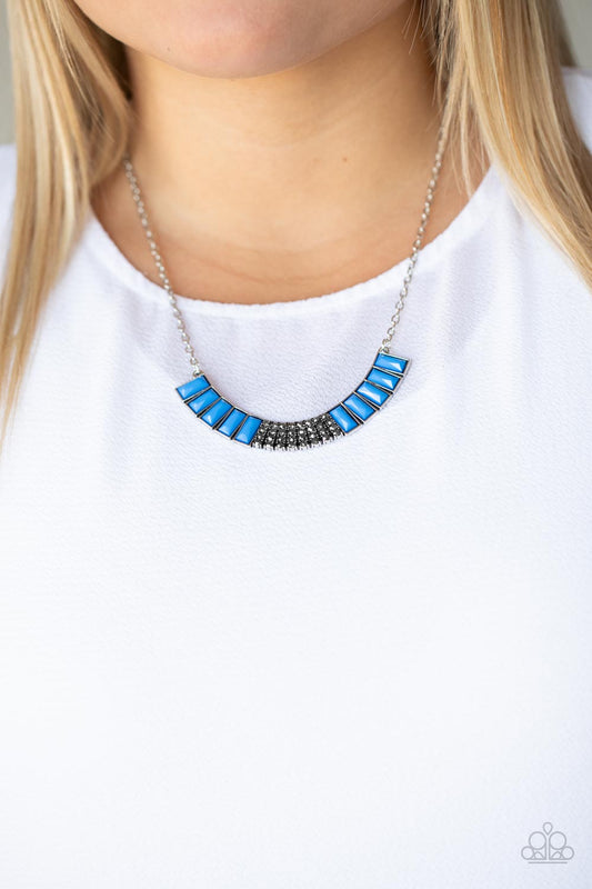 Coup de MANE Blue pendant necklace, alternate view