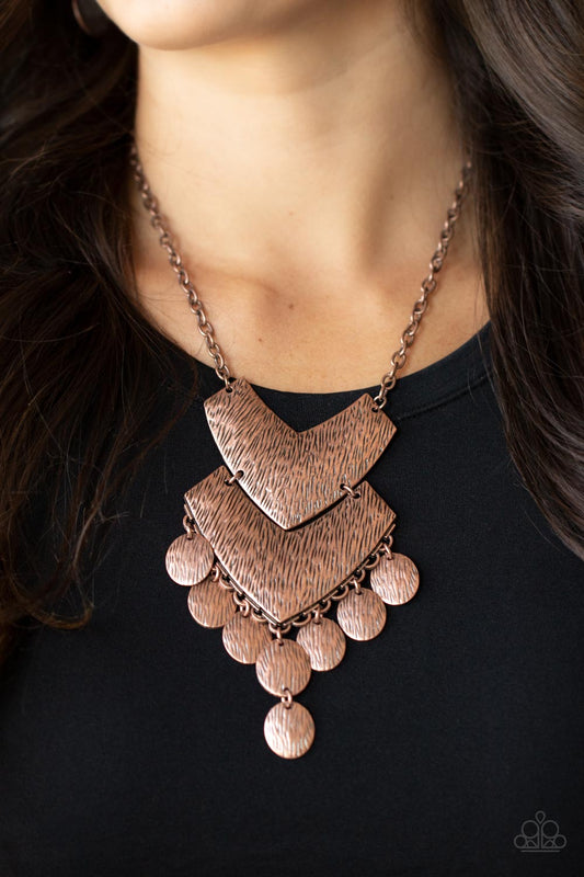 Keys to the ANIMAL Kingdom Copper pendant necklace, alternate view