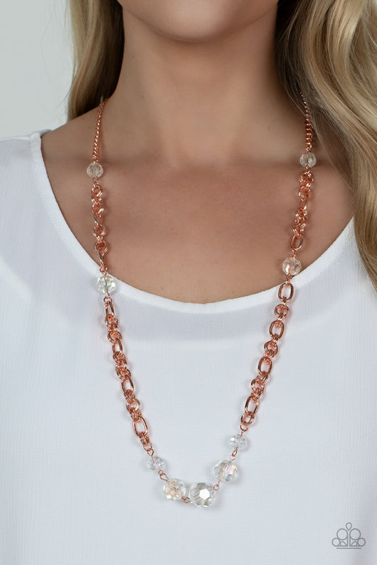 Prismatic Pick-Me-Up Copper statement necklace, alternate view