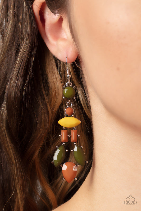 Visually Vivacious Multi dangle earrings, alternate view
