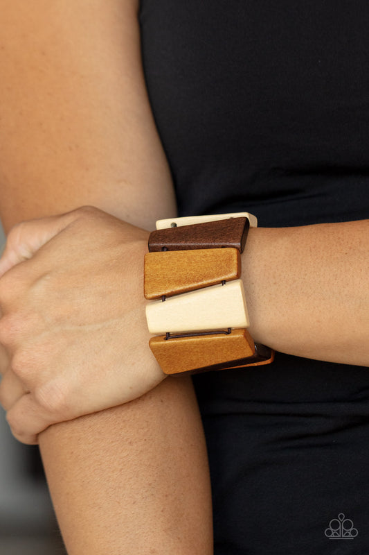 Barbados Backdrop Multi stretch bracelet, alternate view