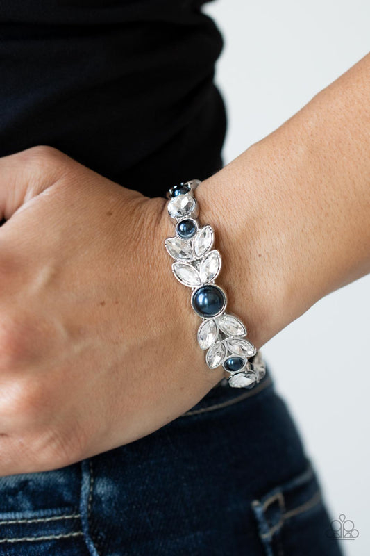 Regal Reminiscence Blue cuff bracelet, alternate view