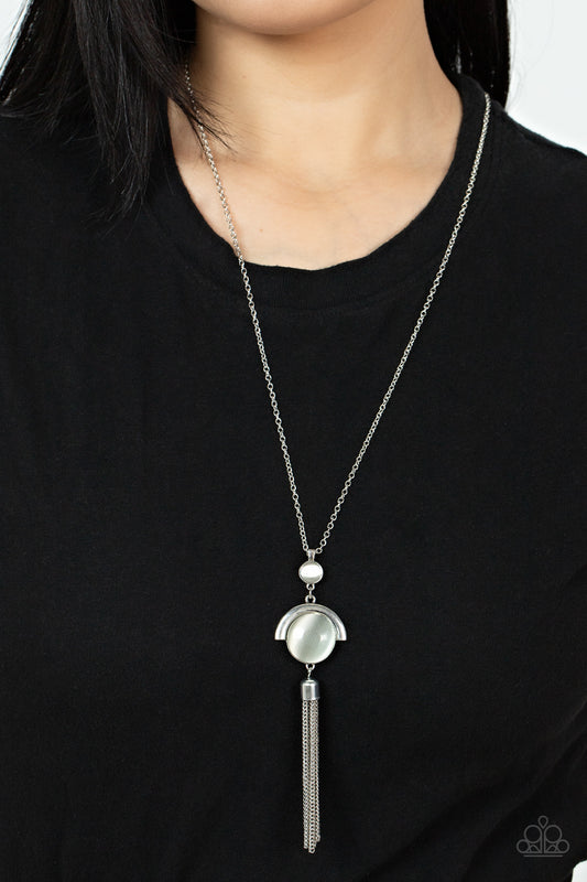 Lavishly Lucid White pendant necklace, alternate view