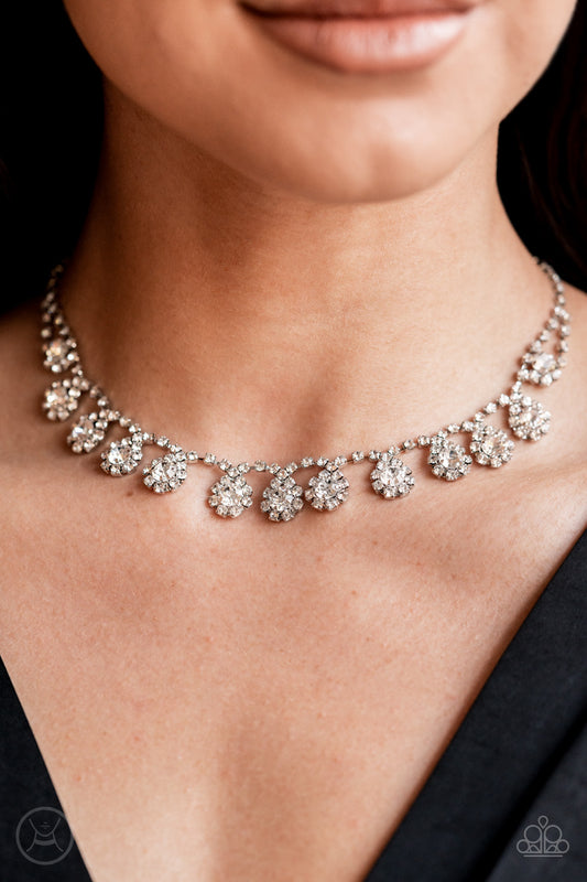 Princess Prominence White choker necklace, alternate view