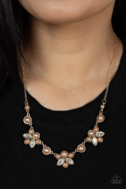 Royally Ever After Brown statement necklace, alternate view