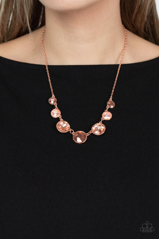 Pampered Powerhouse Copper statement necklace, alternate view