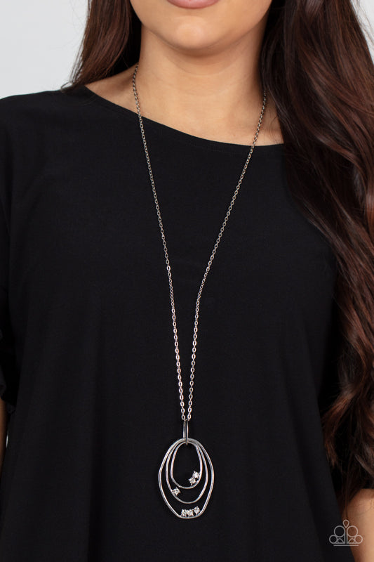 Industrial Infusion White pendant necklace, alternate view