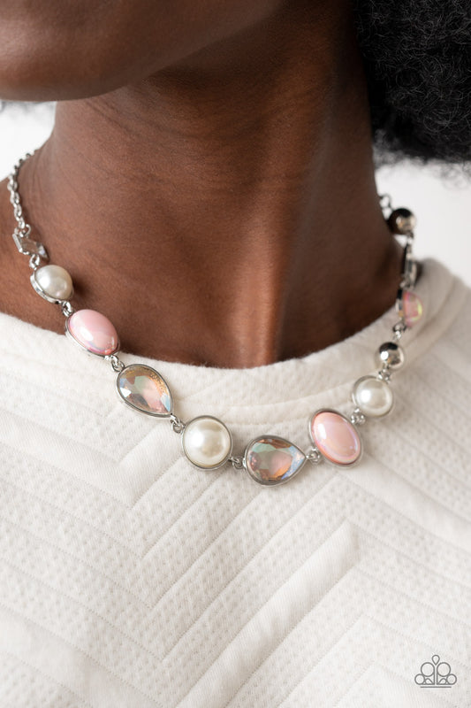Nautical Nirvana Pink statement necklace, alternate view