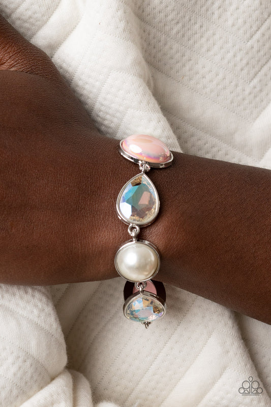Nostalgically Nautical Pink statement bracelet, alternate view