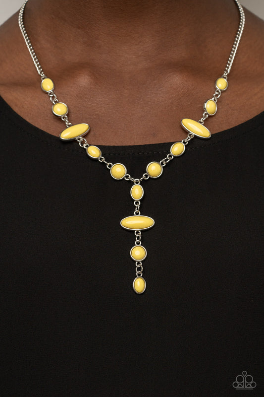 Authentically Adventurous Yellow pendant necklace, alternate view