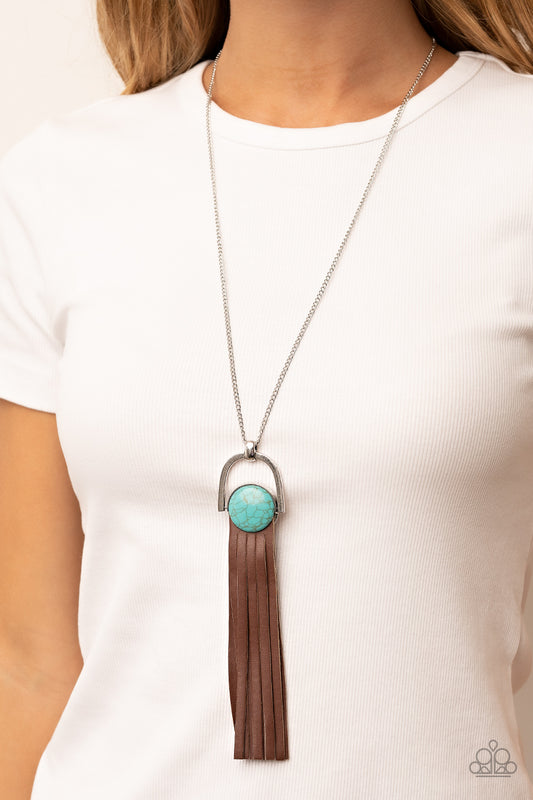 Winslow Wanderer Blue pendant necklace, alternate view