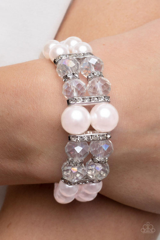 Timelessly Tea Party Pink statement bracelet, alternate view