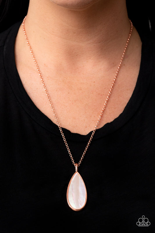 Yacht Ready Copper pendant necklace, alternate view