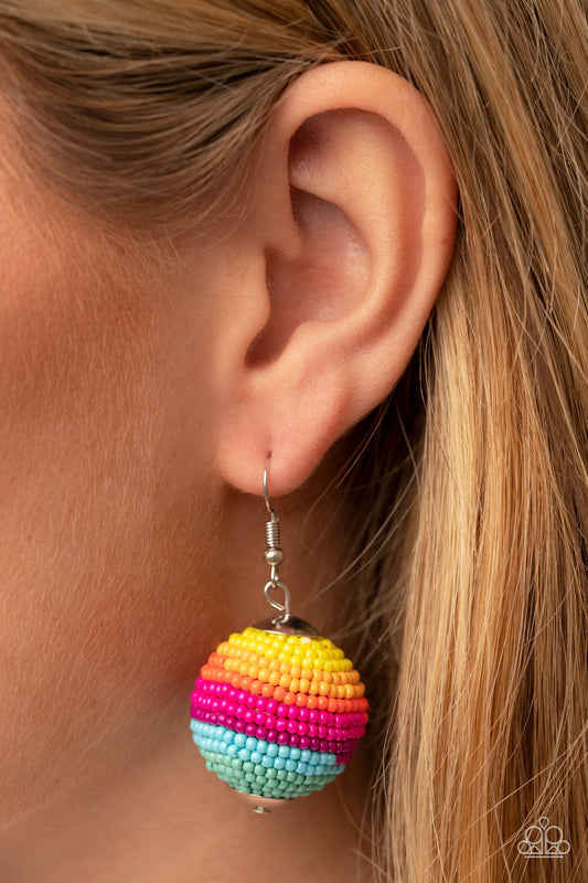 Zest Fest Multi dangle earrings, alternate view