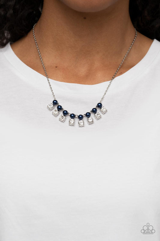 Dashingly Duchess Blue statement necklace, alternate view