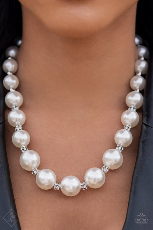 Sail Away with Me White statement necklace, alternate view
