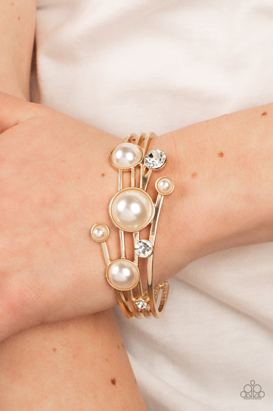 Total SAIL-Out Gold cuff bracelet, alternate view