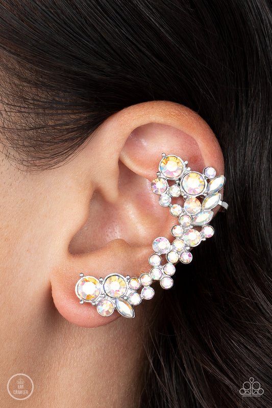 Astronomical Allure Multi clip-on earrings, alternate view