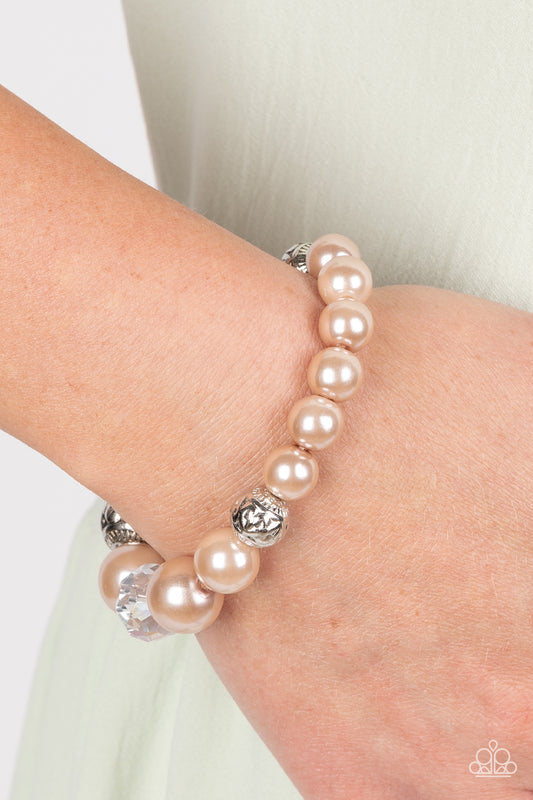 Royal Reward Brown stretch bracelet, alternate view