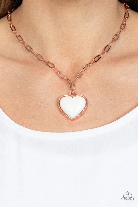 Everlasting Endearment Copper statement necklace, alternate view