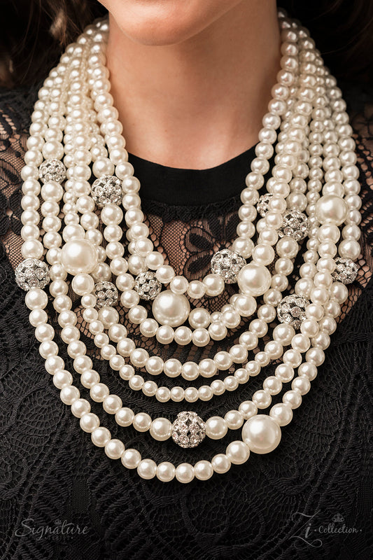 The Courtney statement necklace, alternate view