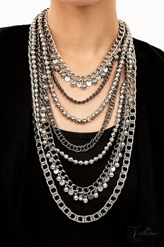 Audacious statement necklace, alternate view