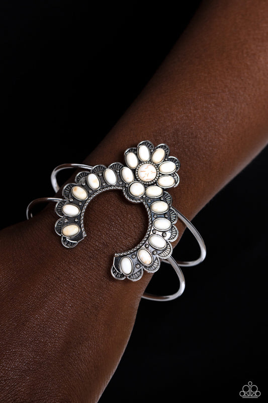 ZEN Play On White cuff bracelet, alternate view