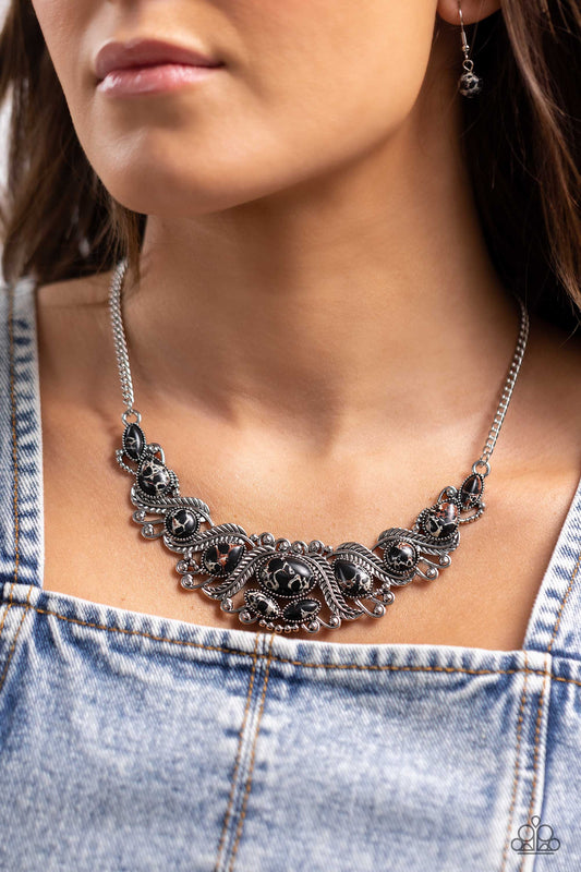 EYE Wish I May... Black statement necklace, alternate view