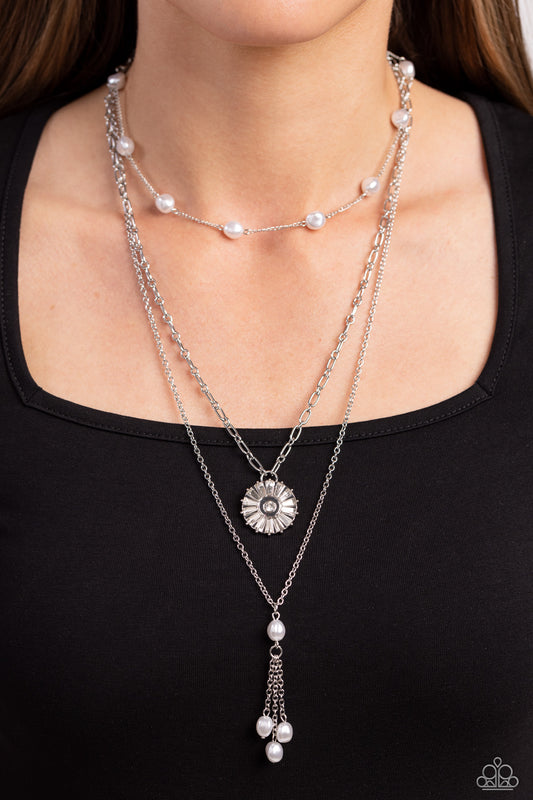 Audaciously Austen White pendant necklace, alternate view