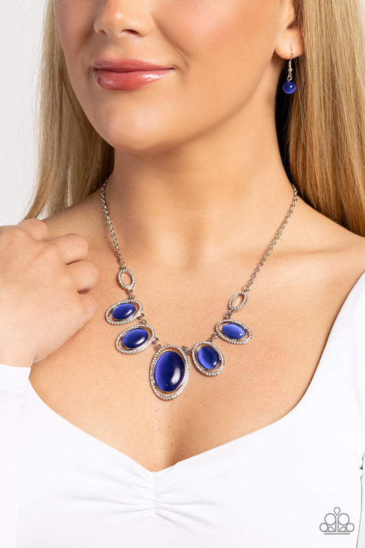 A BEAM Come True Blue statement necklace, alternate view