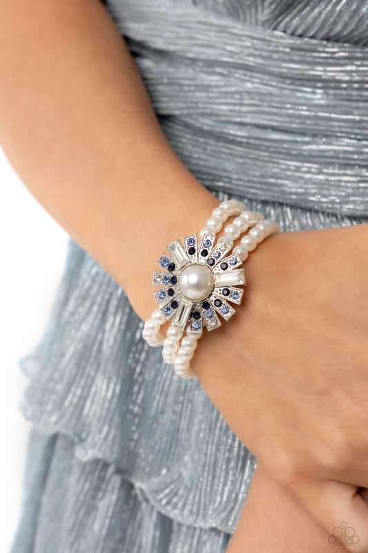 Gifted Gatsby Blue stretch bracelet, alternate view