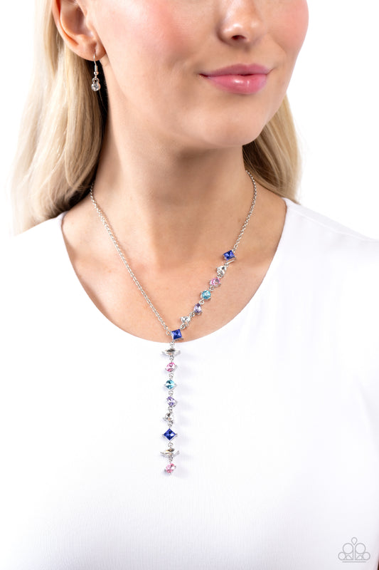 Diagonal Daydream Multi statement necklace, alternate view