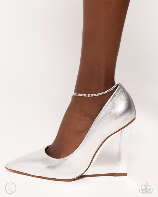 Adorable Anklet White, alternate view