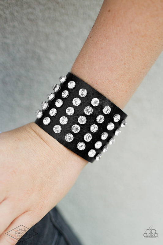 Mama Said Knock You Out statement bracelet, alternate view